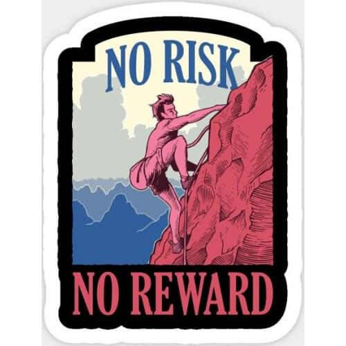 Hard Mountaineering Art Graphics Outdoor Sports Car Sticker Window Bumper Door Hiking Camping Vinyl Decal