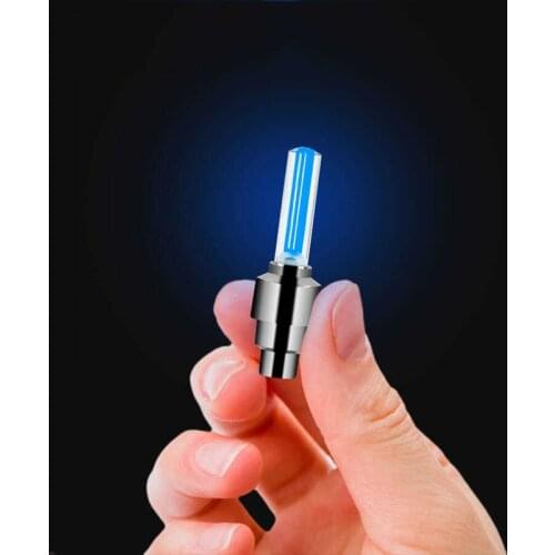 10 Pcs/5 Set Car Motorcycle Bicycle Universal Fluorescent Stick Type Valve Lamp Wheel Decoration Lamp Auto Parts Bicycle Parts