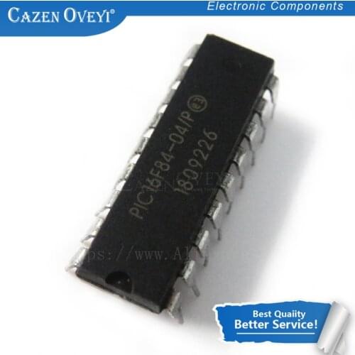 10pcs/lot PIC16F84-04/P PIC16F84 PIC16F84-10/P DIP-18 In Stock
