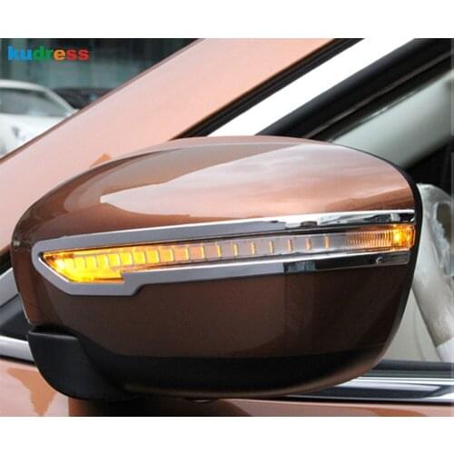 For Nissan Murano 2015 2016 2017 2018 Chrome Door Side Mirror Cover Rear View Trim Molding Garnish Strips Decoration Protector