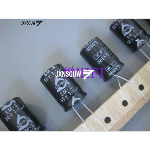 20PCS Original SAMYOUNG BP SM-S 50V3.3UF 16X25MM Brown Aluminum electrolytic capacitors BP 3.3uF/50v 85 degrees 3.3UF 50V