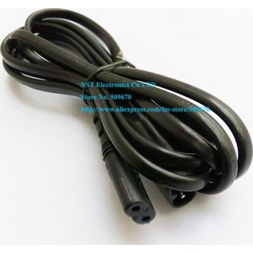 5M IEC 60320 C8 Plug to C7 Receptacle Male to Female Extension Power Supply Main Adapter Cable/Free Shipping/1PCS
