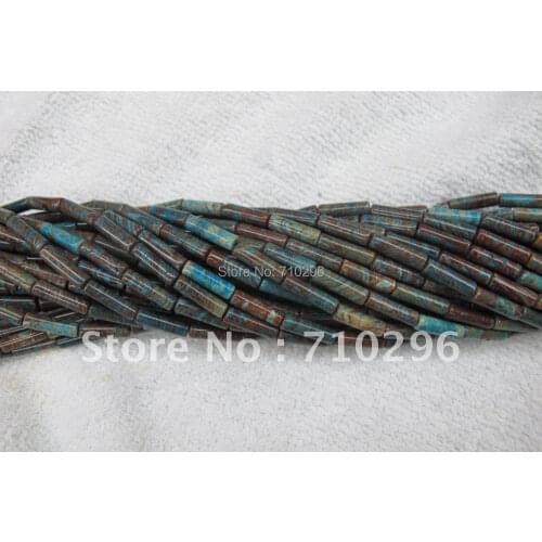 Flower Pattern Agates 5strings/lot 4*13mm Gem Stone Agat e Loose Beads 15"/string