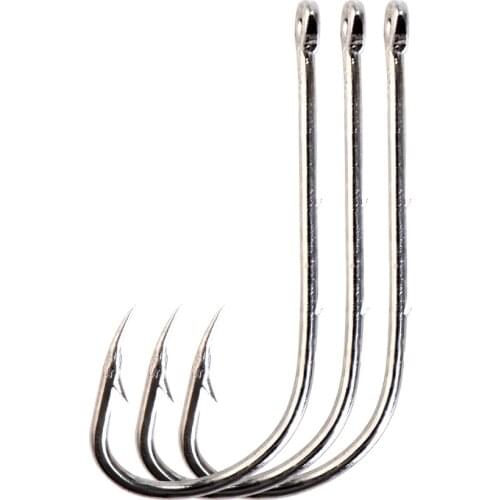 5packs/set High Carbon Steel Baitholder Fishing Hooks With Ringed 3/0-10# Barbed Carp Bait Holder Lure Hook For Worm Japan