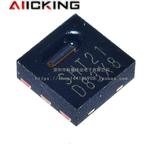 10/PCS SHT21 DFN-6 NEW Temperature and humidity sensor DFN6 SHT 21