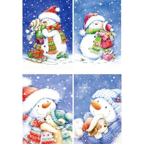 DPF 5D SNOW Round/Square Diamond Painting Cross Stitch Crafts Diamond Embroidery Mosaic Needlework Kits Home Decor