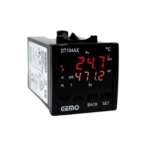 DT104AX-230VAC-S; Gemo Auto-tune PID Digital Temperature Controller Out Output : Resistive load, (optional SSR)