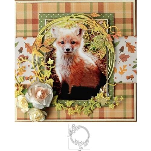 Wreath vine Metal Cutting Dies new die template for DIY Scrapbooking Album Decor Embossing Paper Card Crafts Die Cut