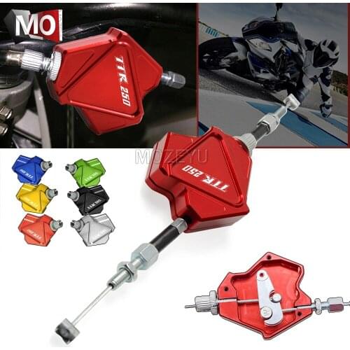Motorcycle CNC Aluminum Stunt Clutch Lever Easy Pull Cable System For YAMAHA TTR250 TTR 250 1993-2011 1994 1995 1996 1997 1998