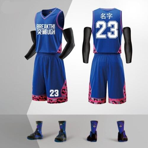 New arrival basketball jerseys sets men blank team sports kits boys basketball training suits clothes women girl uniforms custom