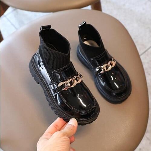 Autumn Children Ankle Short boots Winter Girls Snow Boots Boys Girls Plush Snow Motorcycle Boots Lace-Up Rome Boots Kids Shoes