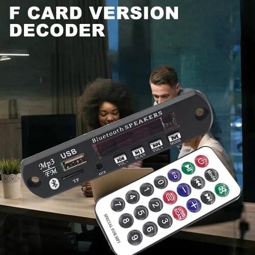 MP3 Decoding Board Module Wireless Car USB MP3 Reader TF Card Decoding Board Module Auto Accessories