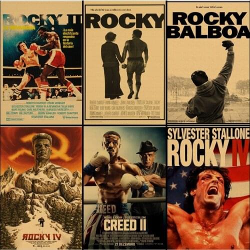 Rocky Creed: Revenge Classic Boxing movie vintage home decoration Metal Print Tin Sign