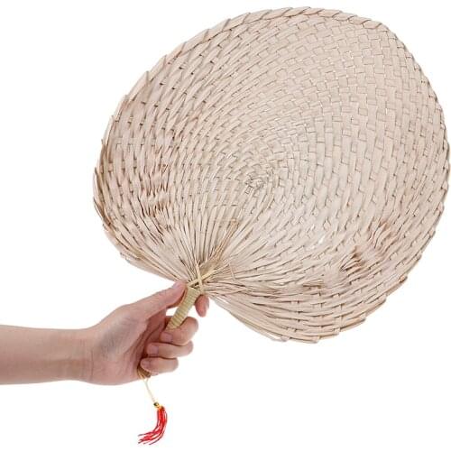 Hand-woven Baby Mosquito Repellent Fan Summer Manual Straw Hand Fans Palm Leaf