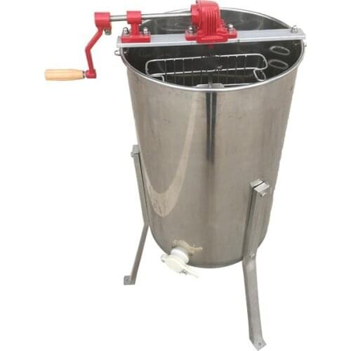 Two frame manual sugar shaker with bracket bright thick stainless steel honey separator machine honey shaker