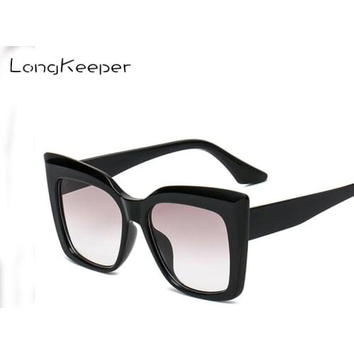 Sexy Oversize Cat Eye Sunglasses Women Designer Luxury Womens Vintage Square Sun Glasses Classic UV400 Outdoor Oculos De Sol