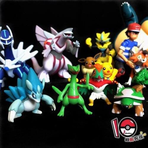 TAKARA TOMY Genuine Pokemon ML Palkia Dialga Joints Movable Action Figure Model Toys