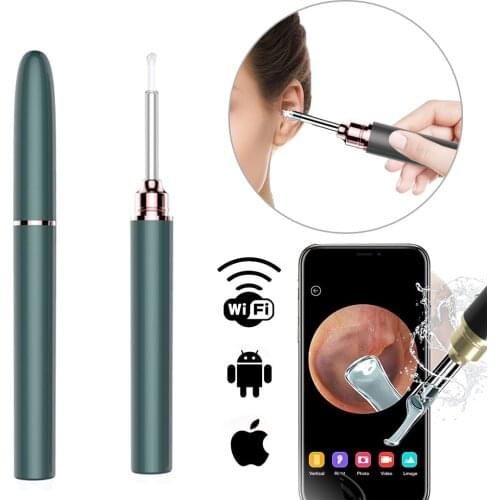 Smart Visual Ear Cleaner Endoscope Wifi Ear Cleaning Spoon High Precision Earpick Mini Camera Otoscope Health Care Ear Sticks