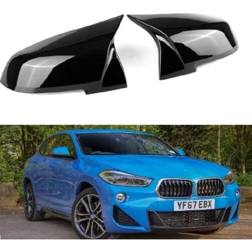 M Style ABS Black Side Door Rearview Mirror Covers for BMW New X1 X2 Z4 F48 F39 G29