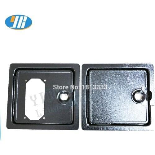 18cm*19.5cm Up / Down Iron Door For Jamma Game Swing Machine Vending Device Coin Acceptor Mechanism Black Gate Steady