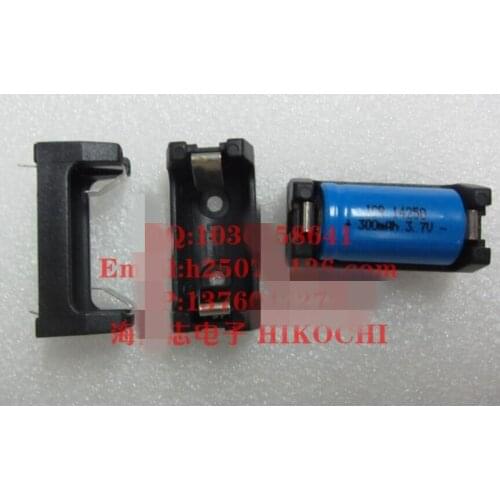 30PCS Battery box 1 / 2AA 14250 plug-in BS1 / 2AA battery holder shrapnel 6S-1 / 2AAh