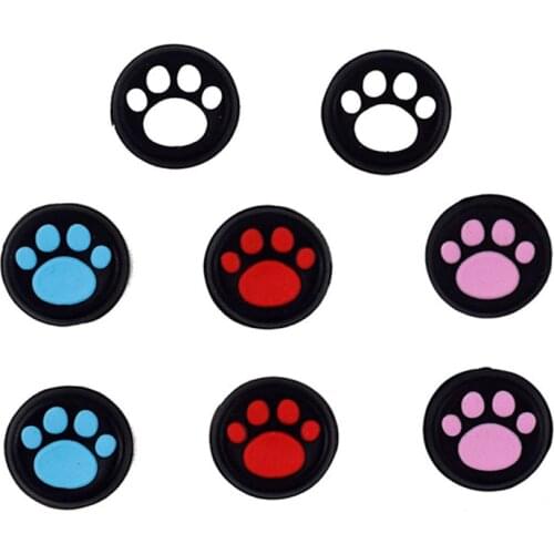 4pcs Cute Cat Paw Analog Thumb Stick Grip Cover Protective Rocker Caps For Sony PlayStation Psvita PS Vita PSV 1000 2000 Slim