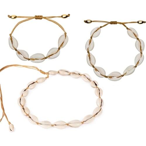 Alibaba express gifts for women bohemian necklace korean fashion vintage summer beach natural shell cowry necklace femme naruto