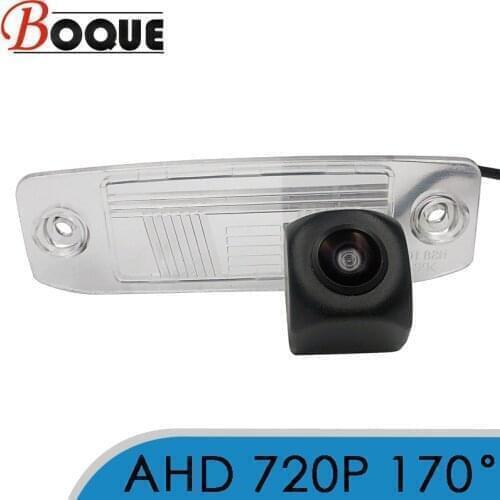 BOQUE 170 Degree 1280x720P HD AHD Car Vehicle Rear View Reverse Camera for Hyundai Veracruz EX i45 i40 Tourer i30 CW I Estate FD