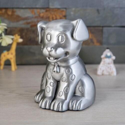 Creative Flower Dog Bank Children Money Box Cute Animal Piggy Bank Childrens Holiday Gift Ornaments C001