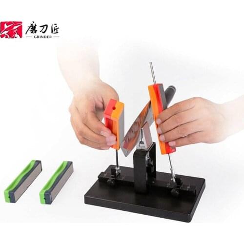 New arrival Taidea Fixed angle Knife sharpener system kit with 360 600 800 1000 grit diamond stick h3