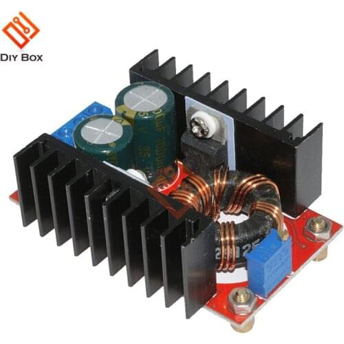 150W DC-DC 10-32V to 12-35V 24V Step Up Boost Converter Module Adjustable Static Power Supply Voltage Regulator Step Up Module