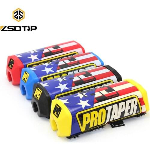 ZSDTRP Pro-taper Motorcycle Handbar For fit 1-1/8 Chest Protector Stars and Stripes Universal Motorbike ATV Motocross Off-road