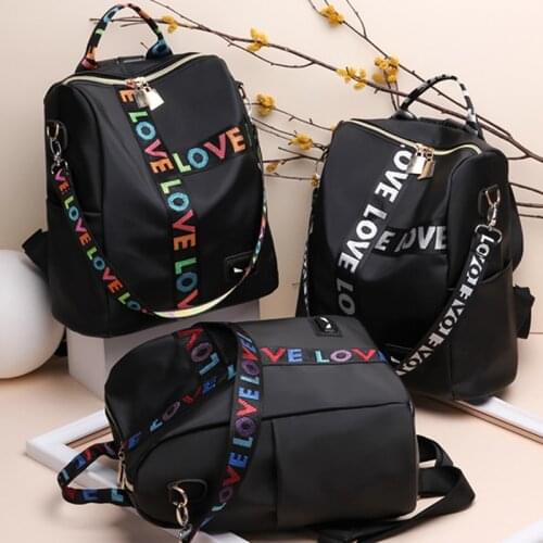 2021 New Oxford Backpacks Women Waterproof Backpack For Teenager Girls Large Capacity Rucksack Femines School Bags Ladies