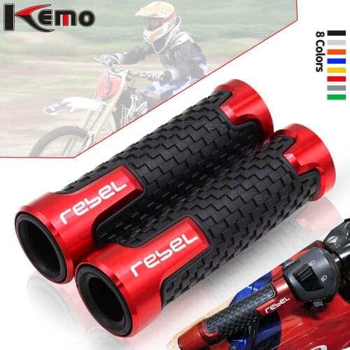 For HONDA REBEL Rebel 300 Rebel 500 7/8" 22mm Universal Motorcycle Accessories CNC Handlebar Hand Grips Handle Bar End Grip