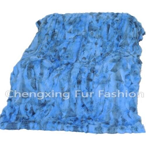 CX-D-11H 140X200CM 2016 New Throw Home/Hotel Luxury Genuine Rabbit Fur Blanket for Winter