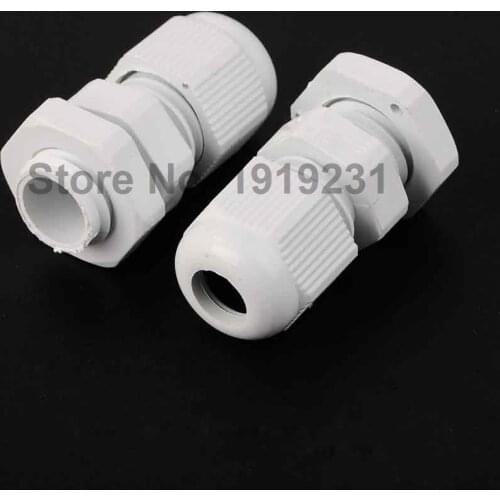 10PCS PG16 10-14MM Waterproof Nylon Cable Gland No Waterproof Gasket Plastic Cable Gland