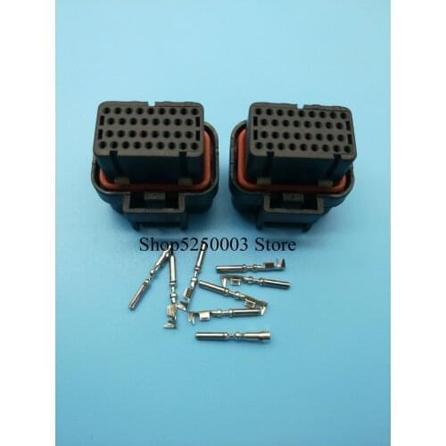 2/5/10/20 pcs/lots 4-1437290-0 high quality tyco 34 pin female TE CONNECTIVITY automotive wire harness ECU connector