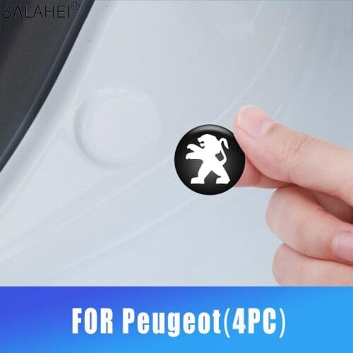 4X Car Stickers Door Shock absorption Gasket For Peugeot GT 206 207 208 301 307 308 407 507 508 408 308 406 2008 5008 3008 4008