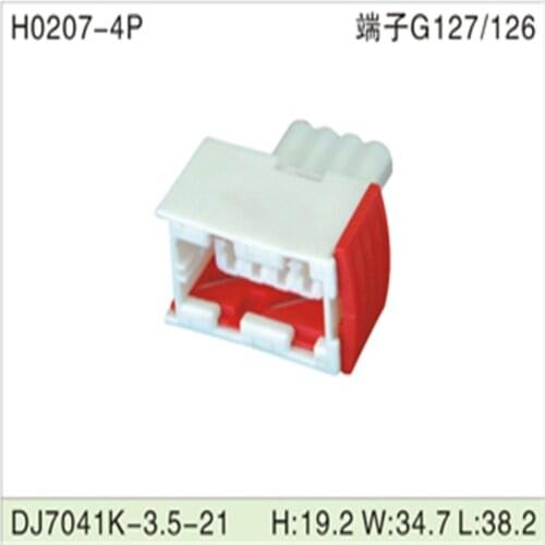 Free shipping 500pcs DJ7041K-3.5-21 4Pin 3.5mm AMP Car Electrical Wire Connectors for VW,BMW,Audi,Toyota,NISSAN AND other