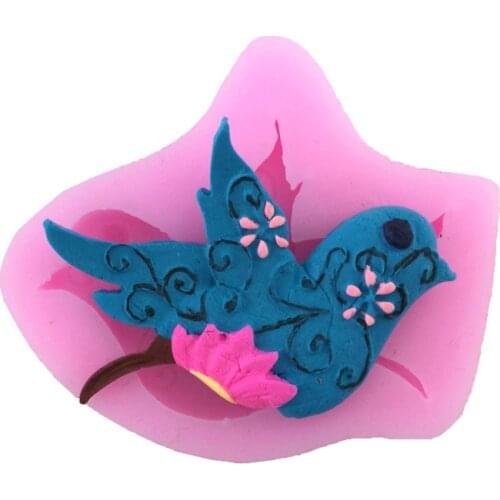 KLM magpie bird silicone mold DIY cake tool chocolate mousse tool for cake mousse decoration kitchen tool