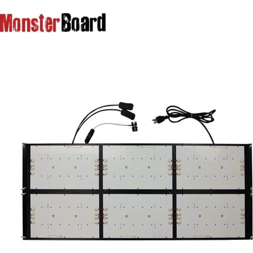 Led grow light Geeklight 3000k cree 660nm 600w monster board lg uv cree ir switches samsung lm301h waterproof wires