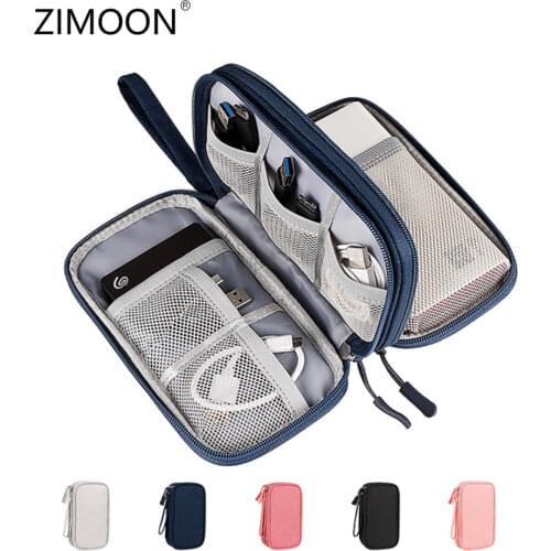 Laptop Mouse Bag Power Data Cable Storage Bag USB Flash Disk Data Cable Storage Box Multifunctional Finishing Bag