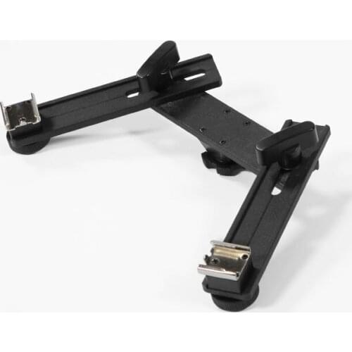 Dual Flash Hot Shoe Mounting Bracket Mount Holder for Canon Nikon Pentax Olympus