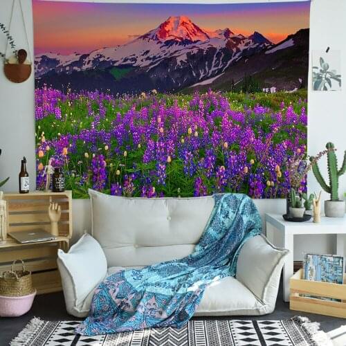 Natural Landscape Tapestry Psychedelic Abstract Dragon Art Wall Hanging Tapestries for Living Room Home Decor