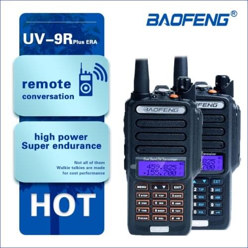 Baofeng UV-9R Plus ERA Upgraded Version of PLUS IP68 Waterproof Long Range 10w Cb Ham Two Way Radio Hf Stations Hunting