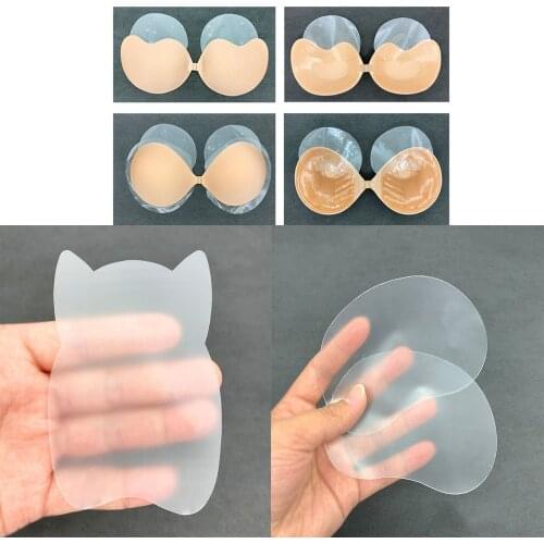Removeable Adding Inserts Cups Invisible Lift Up Transparent Lifting And Non Drooping Biopoly Bra Accessories Are Not Disposable