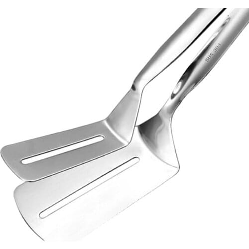 Stainless Steel BBQ Tongs Clip Kitchen Clamp Cooking Baking Utensils