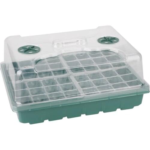 Peat Pots Seedling Tray Organic 48 Hole For Garden Yard Greenhouse Supply