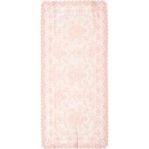 Knitting Board Patterned Console Cloth Spring Powder