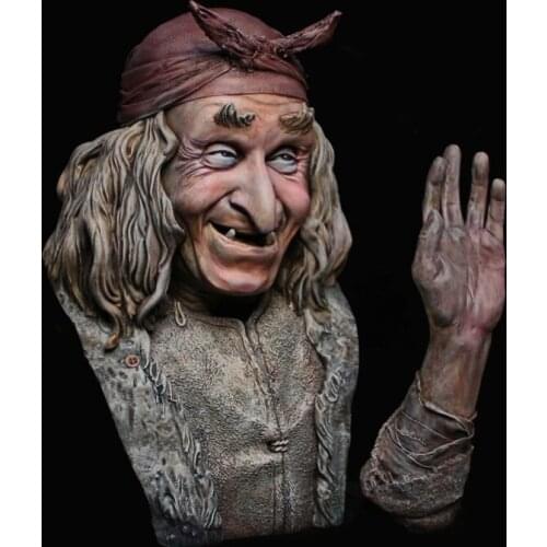 1/4 Scale Unpainted Resin bust Witch collection bust